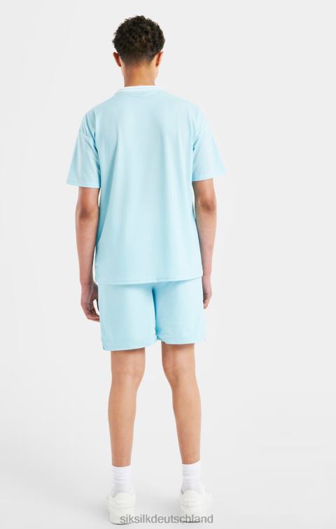 SikSilk x Shorts mit lockerer Passform und Messi-Logo – Blau Jungen 680DH313 Bekleidung