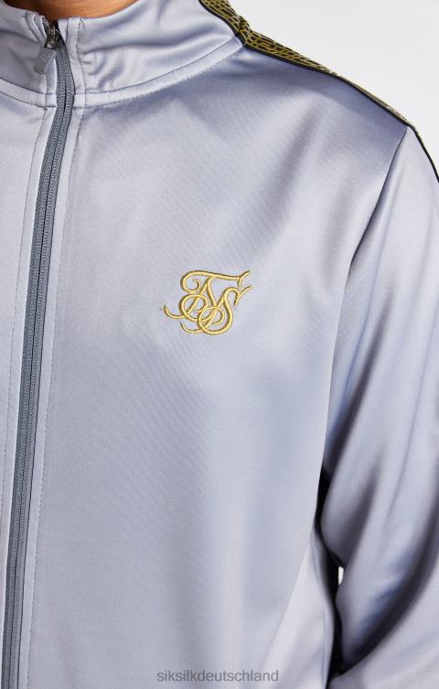 SikSilk Grauer Trichterkragen mit durchgehendem Reißverschluss Jungen 680DH295 Bekleidung