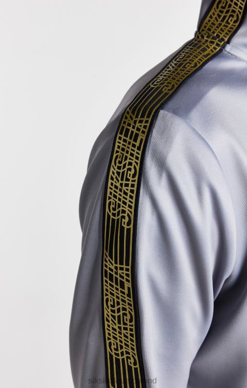 SikSilk Grauer Trichterkragen mit durchgehendem Reißverschluss Jungen 680DH295 Bekleidung