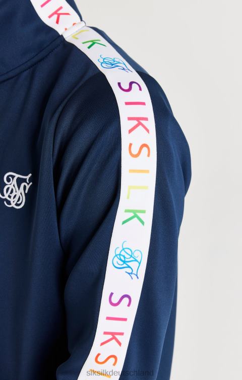 SikSilk Regenbogen-Trichterhalsausschnitt – Marineblau Jungen 680DH287 Bekleidung