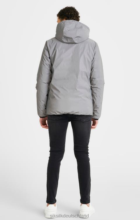 SikSilk graue wendbare Luftpolsterjacke Jungen 680DH298 Bekleidung