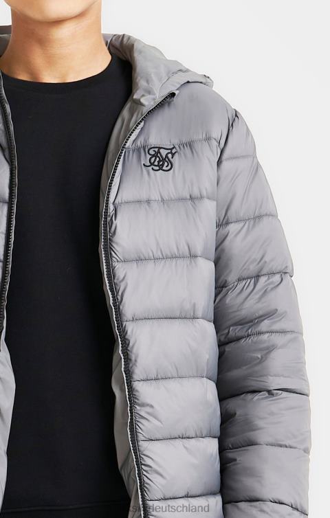 SikSilk graue wendbare Luftpolsterjacke Jungen 680DH298 Bekleidung