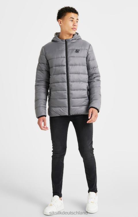 SikSilk graue wendbare Luftpolsterjacke Jungen 680DH298 Bekleidung