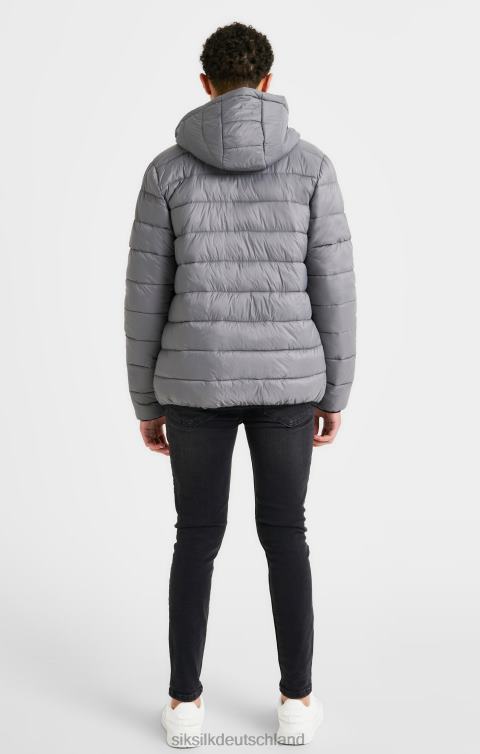 SikSilk graue wendbare Luftpolsterjacke Jungen 680DH298 Bekleidung