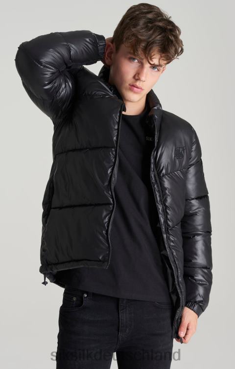 SikSilk schwarze Blasenjacke Jungen 680DH300 Bekleidung