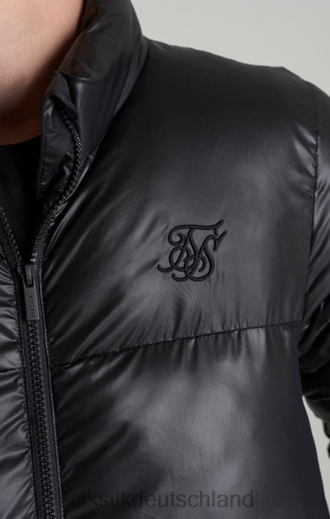 SikSilk schwarze Blasenjacke Jungen 680DH300 Bekleidung