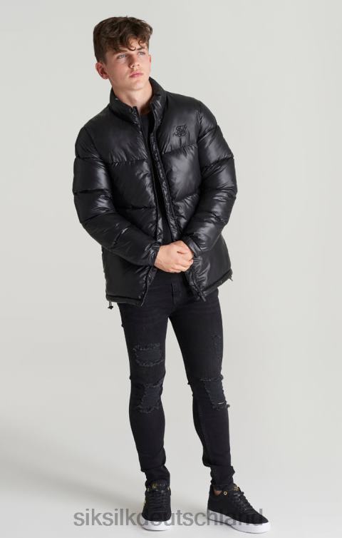 SikSilk schwarze Blasenjacke Jungen 680DH300 Bekleidung