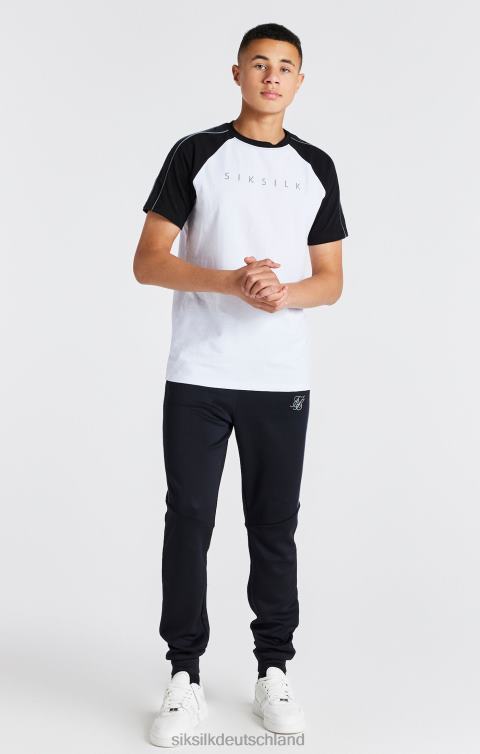 SikSilk weißes Raglan-T-Shirt Jungen 680DH284 Bekleidung