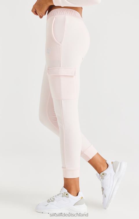 SikSilk Cargohose mit Klebeband – rosa Mädchen 680DH351 Bekleidung