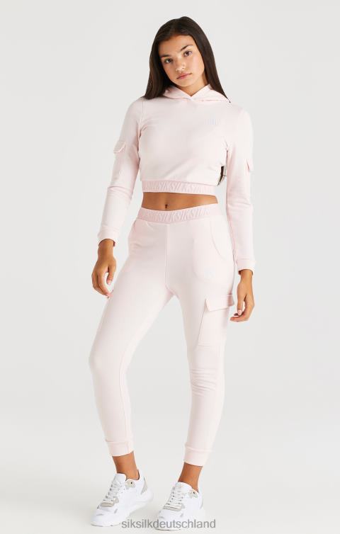SikSilk Cargohose mit Klebeband – rosa Mädchen 680DH351 Bekleidung