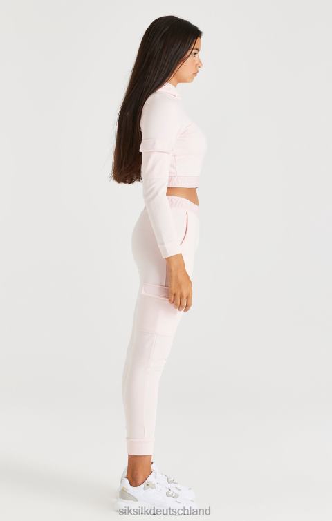 SikSilk Cargohose mit Klebeband – rosa Mädchen 680DH351 Bekleidung