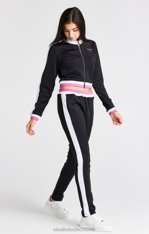 SikSilk Schwarze Retro-Trainingshose Mädchen 680DH353 Bekleidung
