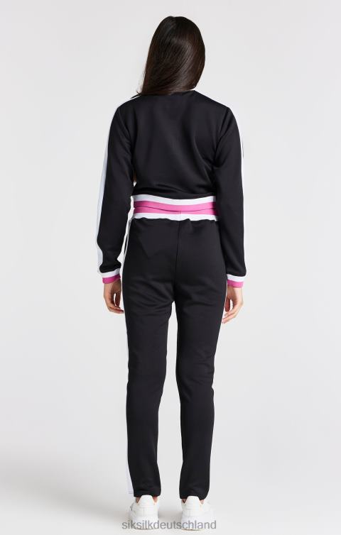 SikSilk Schwarze Retro-Trainingshose Mädchen 680DH353 Bekleidung