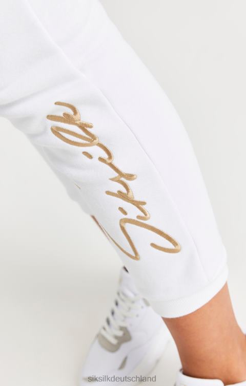SikSilk Weiße Signature-Jogginghose Mädchen 680DH347 Bekleidung