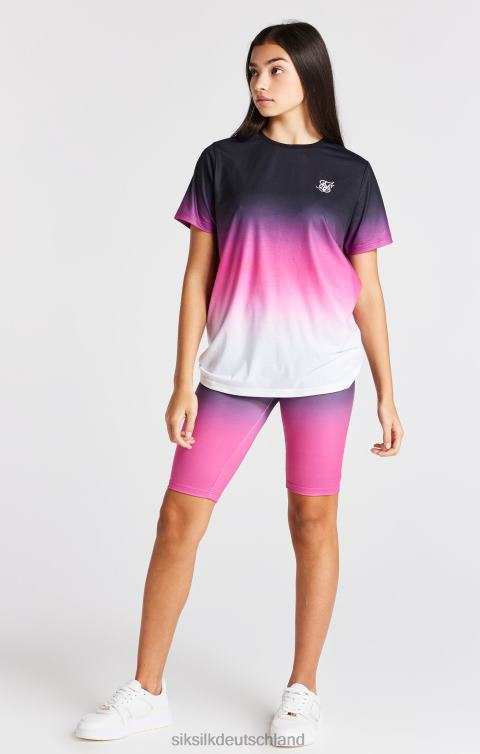 SikSilk Pink Fade Cycle Short Mädchen 680DH357 Bekleidung