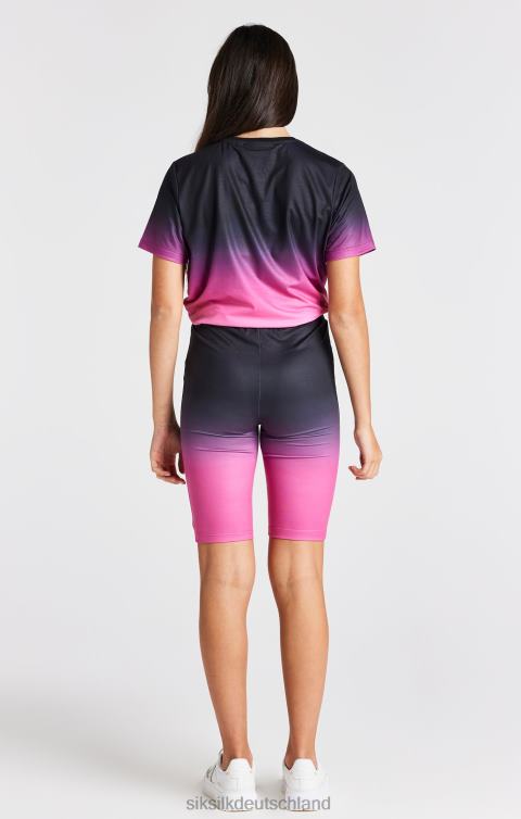 SikSilk Pink Fade Cycle Short Mädchen 680DH357 Bekleidung