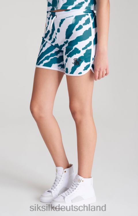 SikSilk Weiße Batik-Shorts Mädchen 680DH358 Bekleidung