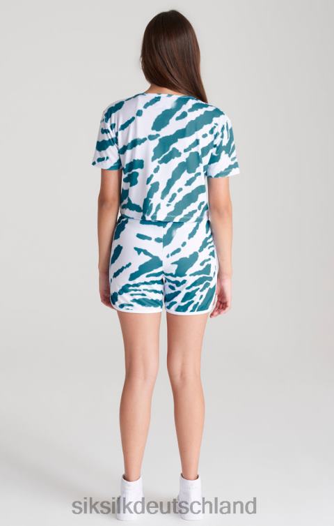 SikSilk Weiße Batik-Shorts Mädchen 680DH358 Bekleidung