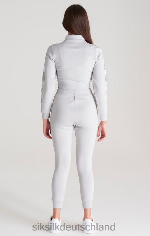 SikSilk Graues Trainingsoberteil mit Camouflage-Einsätzen Mädchen 680DH338 Bekleidung