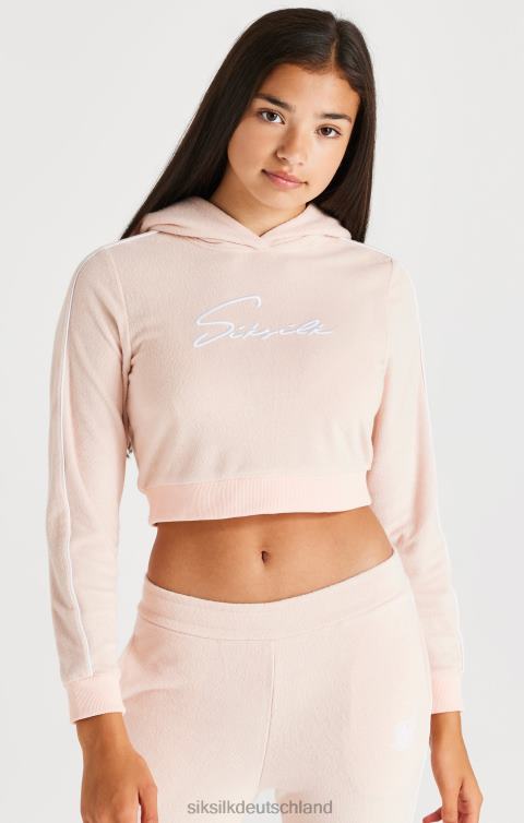 SikSilk Kurze Kapuze aus charakteristischem Frottee – Rosa Mädchen 680DH334 Bekleidung