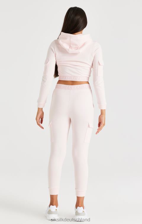 SikSilk Verklebte Cargo-Kapuze – rosa Mädchen 680DH331 Bekleidung