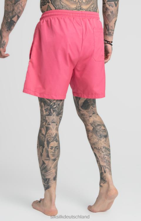 SikSilk Rosa Badeshorts Männer 680DH616 Bekleidung