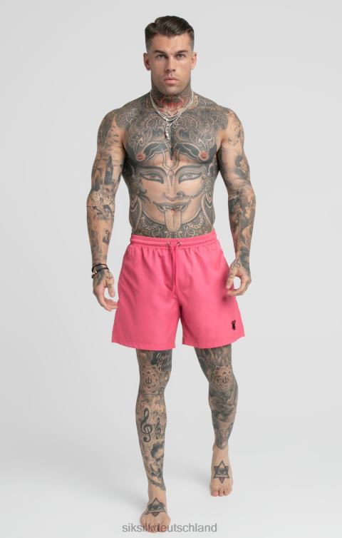 SikSilk Rosa Badeshorts Männer 680DH616 Bekleidung