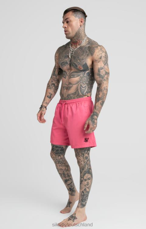 SikSilk Rosa Badeshorts Männer 680DH616 Bekleidung