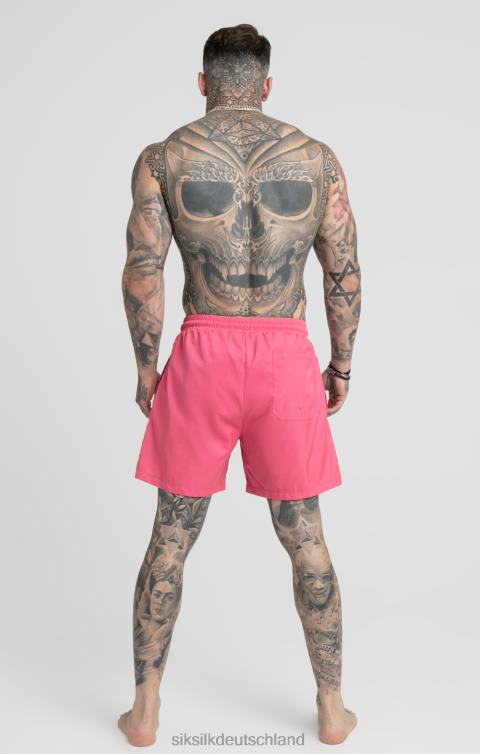 SikSilk Rosa Badeshorts Männer 680DH616 Bekleidung