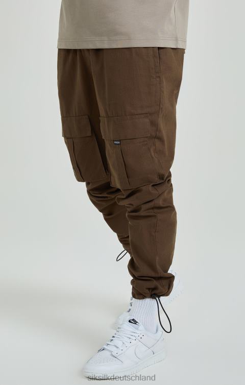 SikSilk Braune Ripstop-Cargohose Männer 680DH514 Bekleidung