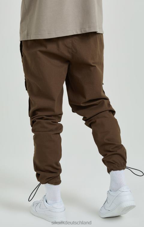 SikSilk Braune Ripstop-Cargohose Männer 680DH514 Bekleidung