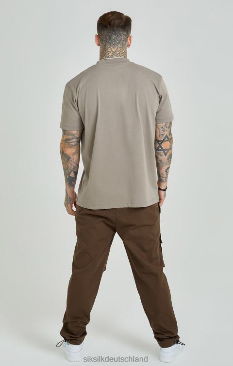 SikSilk Braune Ripstop-Cargohose Männer 680DH514 Bekleidung