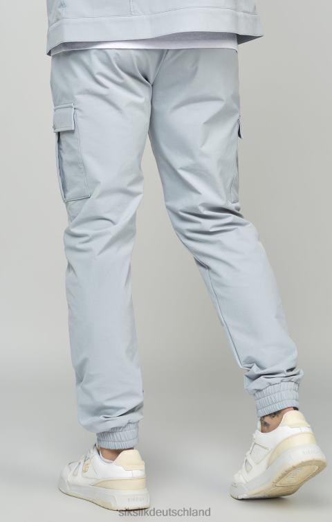 SikSilk Graue Utility-Cargo-Jogginghose Männer 680DH510 Bekleidung