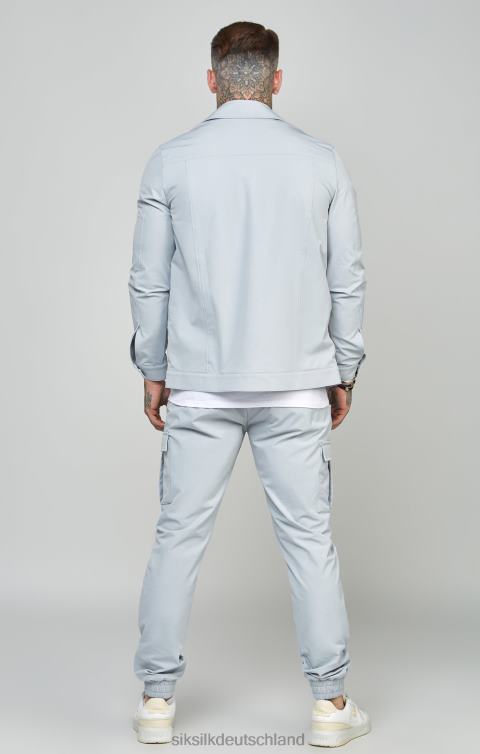 SikSilk Graue Utility-Cargo-Jogginghose Männer 680DH510 Bekleidung