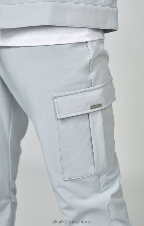 SikSilk Graue Utility-Cargo-Jogginghose Männer 680DH510 Bekleidung