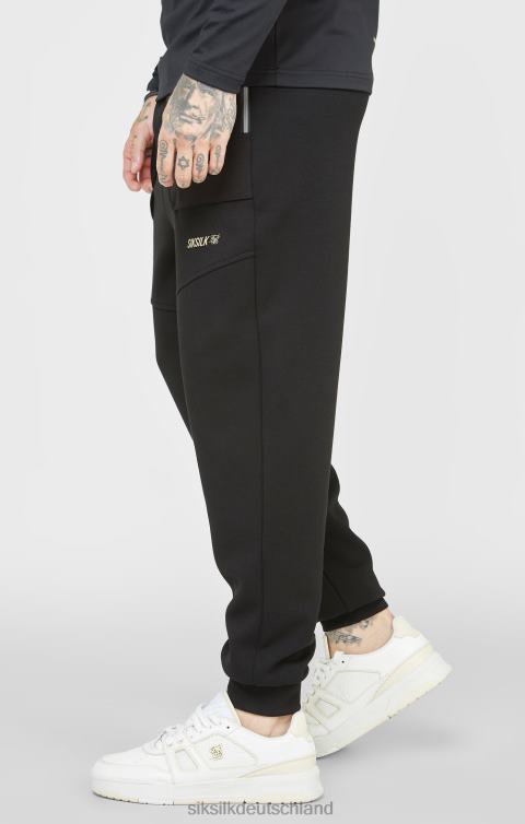 SikSilk schwarze Sporthose Männer 680DH520 Bekleidung