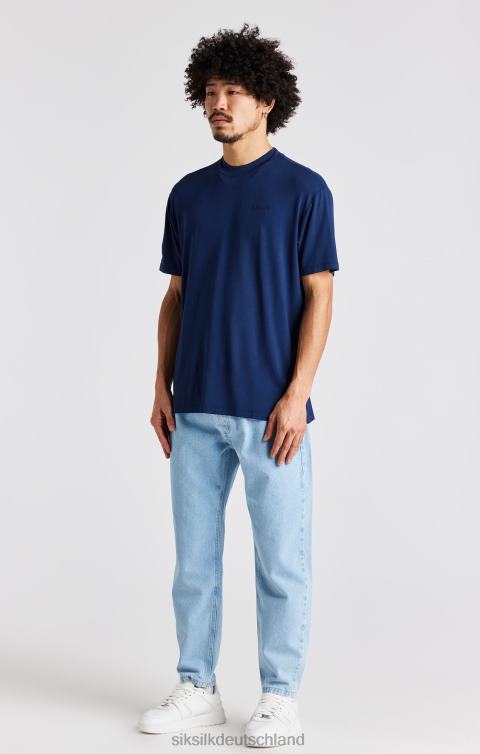 SikSilk Hellblaue Basic-Karottenjeans Männer 680DH544 Bekleidung