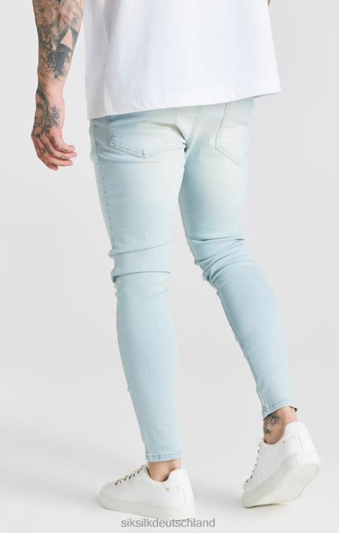 SikSilk Hellblaue Essential-Röhrenjeans Männer 680DH552 Bekleidung