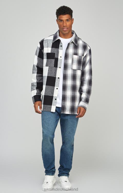 SikSilk Mittelblaue, gerade geschnittene Jeans Männer 680DH559 Bekleidung