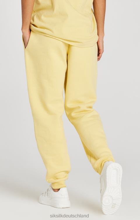 SikSilk Gelbe, locker sitzende Jogginghose mit Bündchen Männer 680DH540 Bekleidung