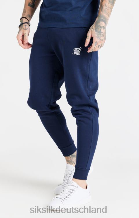 SikSilk Marineblaue Essential-Jogginghose Männer 680DH539 Bekleidung