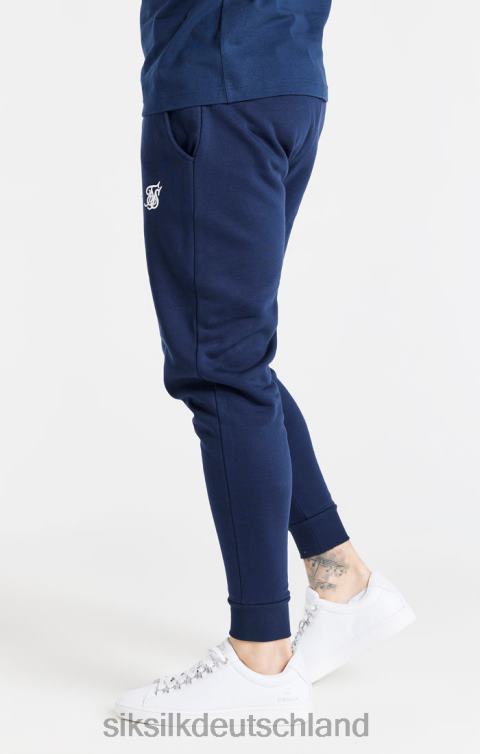 SikSilk Marineblaue Essential-Jogginghose Männer 680DH539 Bekleidung