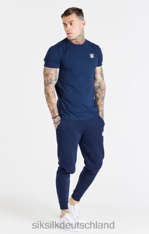 SikSilk Marineblaue Essential-Jogginghose Männer 680DH539 Bekleidung