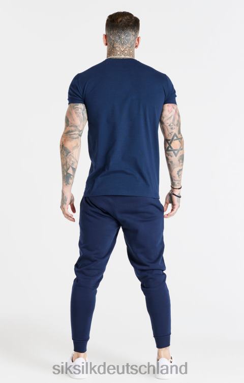 SikSilk Marineblaue Essential-Jogginghose Männer 680DH539 Bekleidung