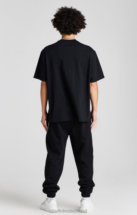 SikSilk schwarzer Kettenjogger Männer 680DH533 Bekleidung