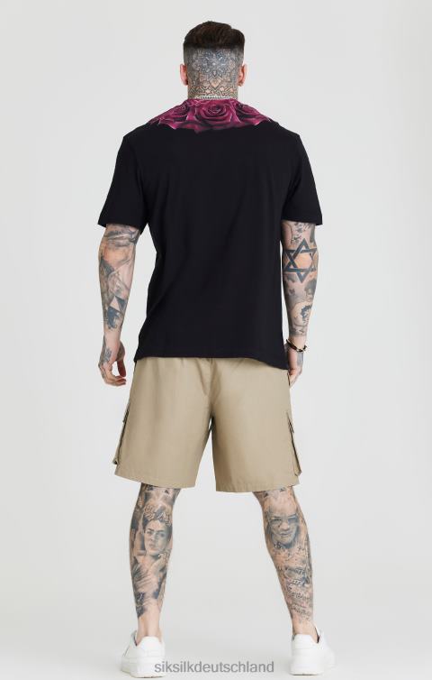 SikSilk Beige Ripstop-Cargoshorts Männer 680DH578 Bekleidung
