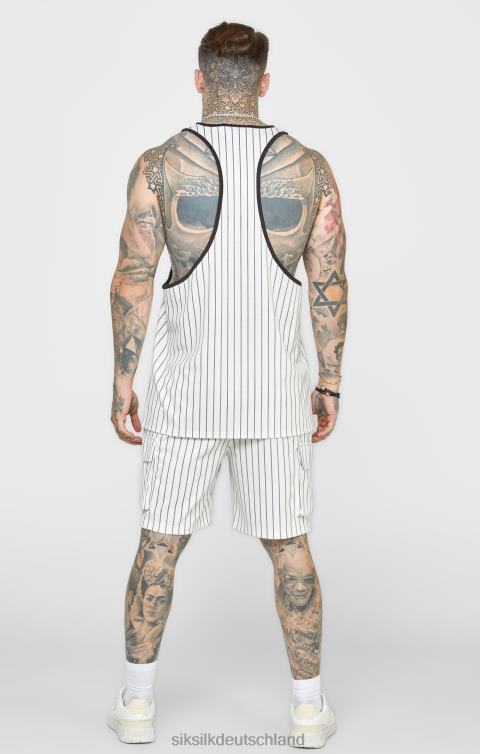 SikSilk Ecru-Jubiläums-Basketball-Cargo-Shorts Männer 680DH568 Bekleidung