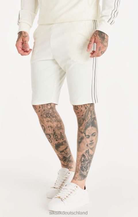 SikSilk Ecru-Ton-Tape-Shorts Männer 680DH566 Bekleidung
