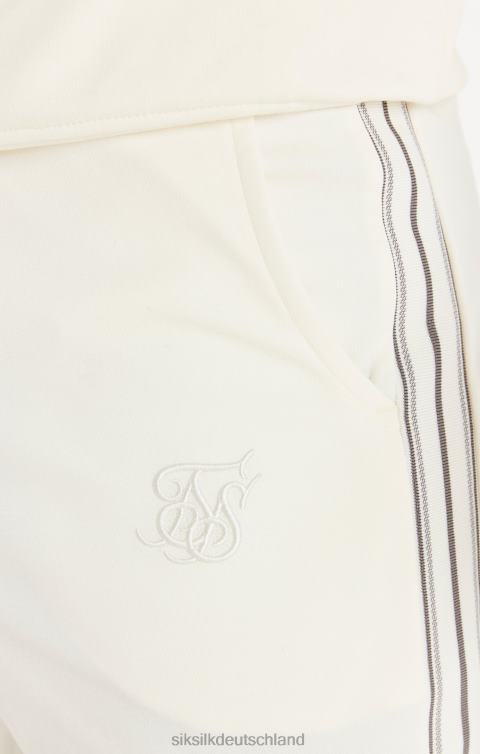 SikSilk Ecru-Ton-Tape-Shorts Männer 680DH566 Bekleidung