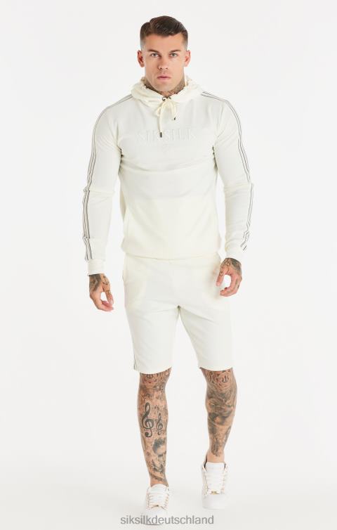 SikSilk Ecru-Ton-Tape-Shorts Männer 680DH566 Bekleidung